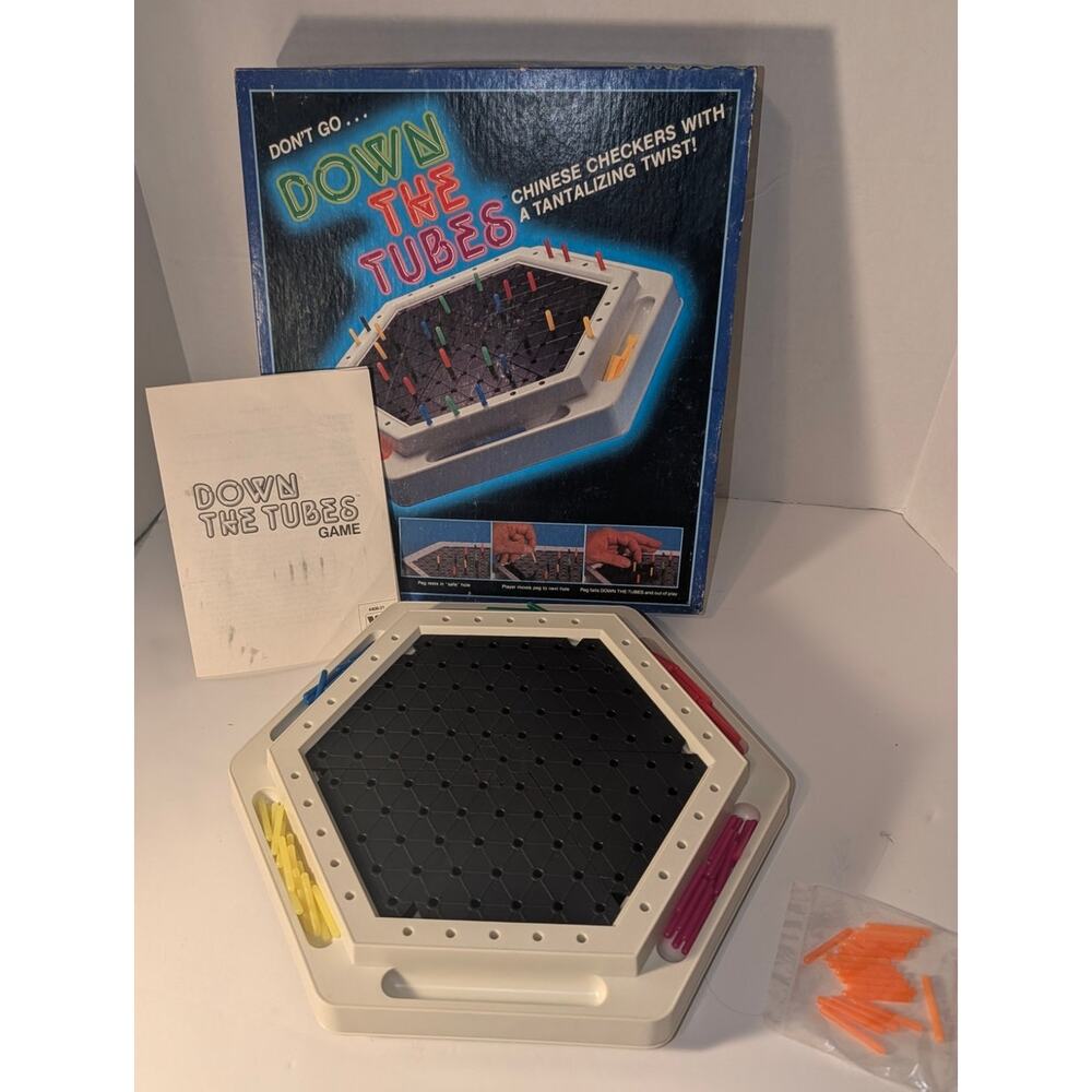 Vintage 1982 Don't Go Down the Tubes Board Game Whitman Complete